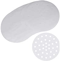 LYTIVAGEN 100 PCS Papel de Vapor- Pergamino Redondo Antiadherente Perforado Vapor de Bambú para Freidora de Vapor (7…